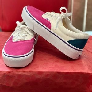 Unisex Color Block Vans! Never Worn!